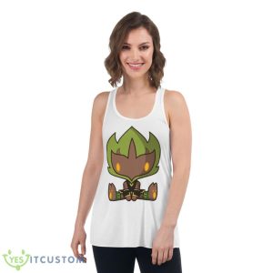 Cute Smol Bean Skylander Shirt - Women's Flowy Racerback Tank