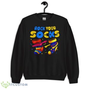 Dabbing World Down Syndrome Rock Your Socks Shirt 8 Dabbing World Down Syndrome Rock Your Socks Shirt - Unisex Crewneck Sweatshirt