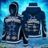 Dallas Cowboys Super Bowl Champions Dark Hoodies Full Over Print Product Photo 1