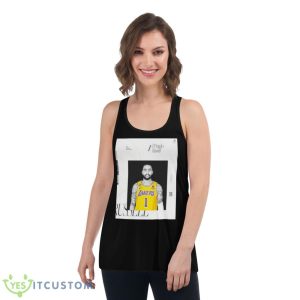 D’angelo Russell Los Angeles Lakers 22 23 Shirt - Women's Flowy Racerback Tank