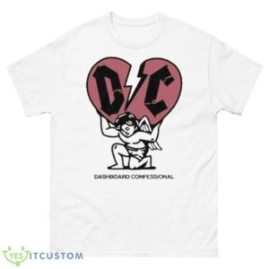 Dashboard Confessional Heavy HearShirt - 500 Men’s Classic Tee Gildan