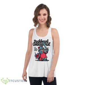 Dashboard Confessional Teddy Armor Down Shirt - Women's Flowy Racerback Tank