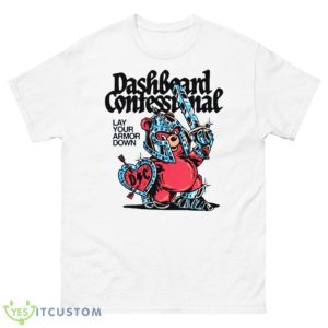 Dashboard Confessional Teddy Armor Down Shirt - 500 Men’s Classic Tee Gildan