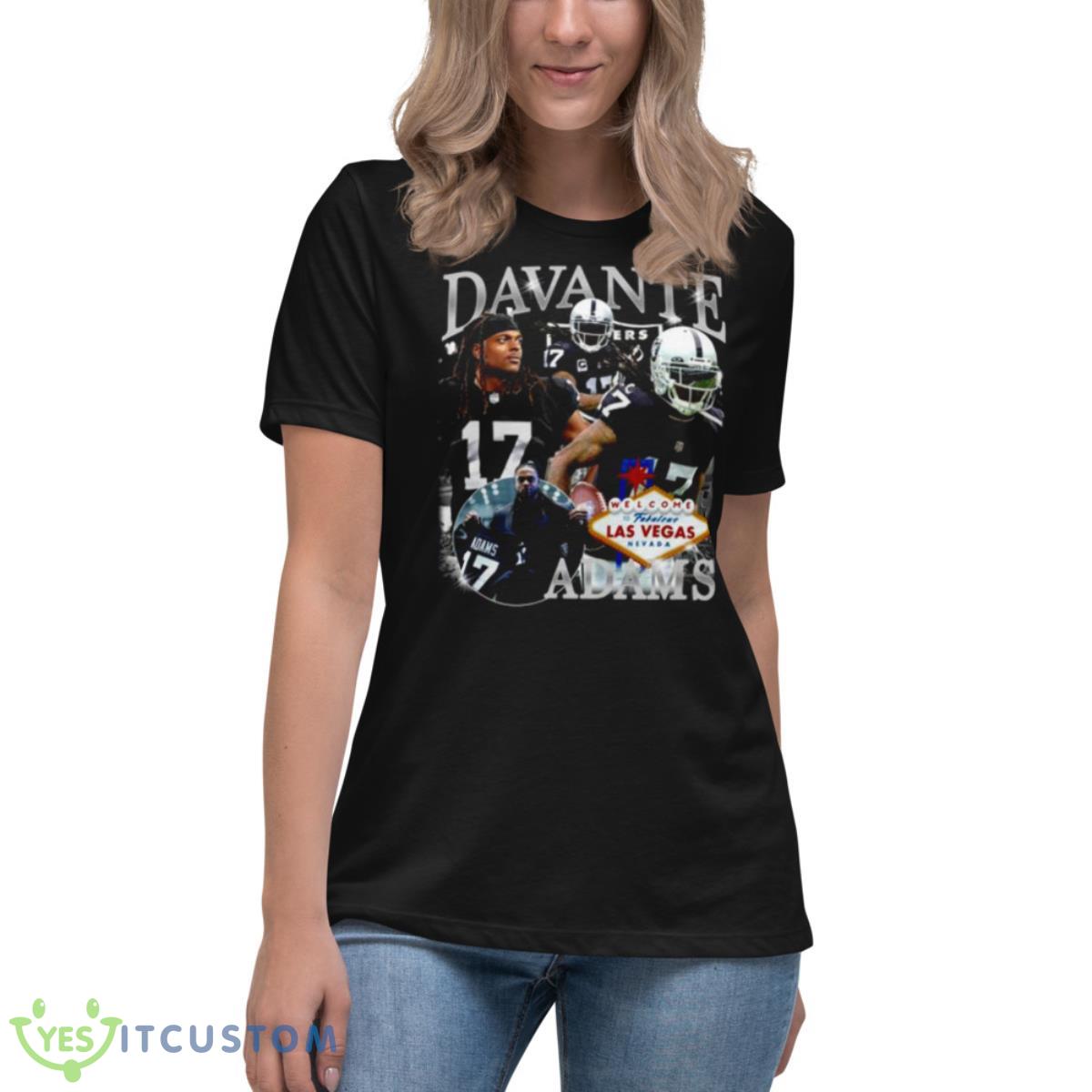 Davante Adams 2023 Shirt 6 Davante Adams 2023 Shirt - Women's Relaxed Short Sleeve Jersey Tee