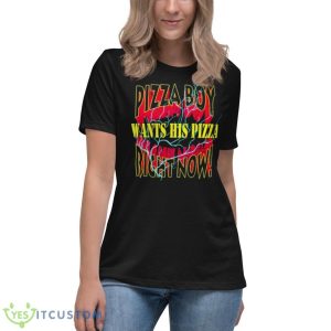Dave Portnoy Pizza Shirt - Women's Relaxed Short Sleeve Jersey Tee
