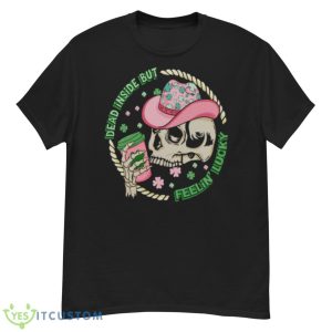 Dead Inside But Feeling Lucky Funny Shirt - G500 Men’s Classic T-Shirt