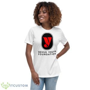 Devils Youth Foundation Shirt - Women's Relaxed Short Sleeve Jersey Tee