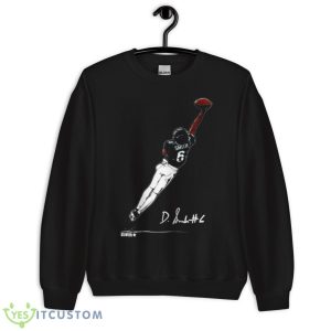DeVonta Smith One Hand Philadelphia Shirt - Unisex Crewneck Sweatshirt