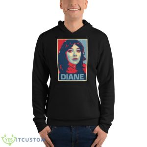 Diane Graphic Philomena Cunk Shirt - Unisex Fleece Pullover Hoodie