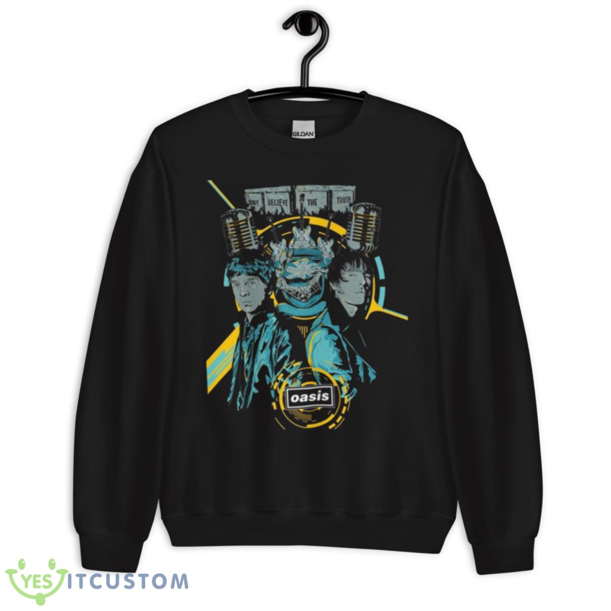 Digital Illustration Band Oasis Shirt 3 Digital Illustration Band Oasis Shirt - Unisex Crewneck Sweatshirt