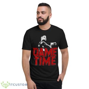 Distressed Design Dame Time Damian Lillard Shirt - Short Sleeve T-Shirt