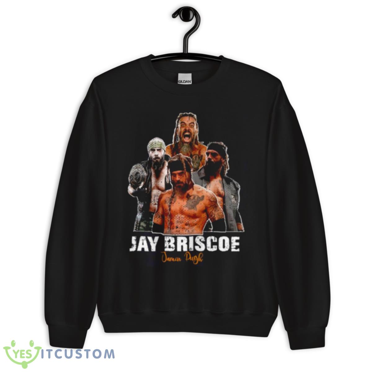 Distressed Design Jay Briscoe Jamin Pugh Shirt 3 Distressed Design Jay Briscoe Jamin Pugh Shirt - Unisex Crewneck Sweatshirt