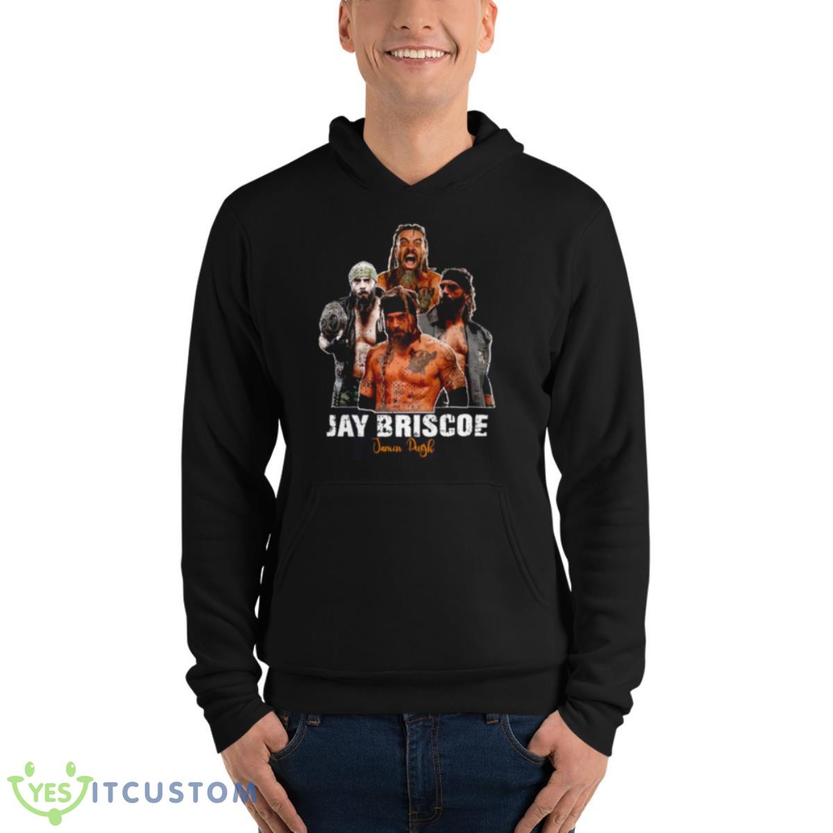 Distressed Design Jay Briscoe Jamin Pugh Shirt 4 Distressed Design Jay Briscoe Jamin Pugh Shirt - Unisex Fleece Pullover Hoodie
