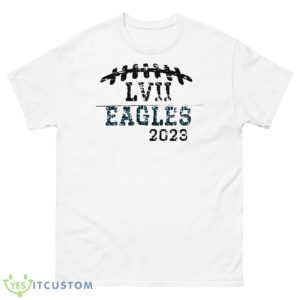 Distressed Grunge LVII Eagles Football 2023 Shirt - 500 Men’s Classic Tee Gildan