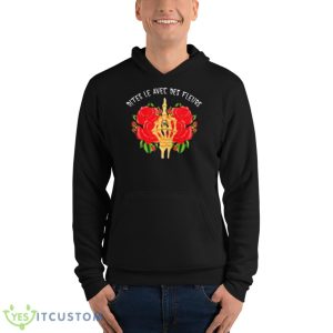 Dites Le Avec Des Fleurs Hand Rose Shirt - Unisex Fleece Pullover Hoodie