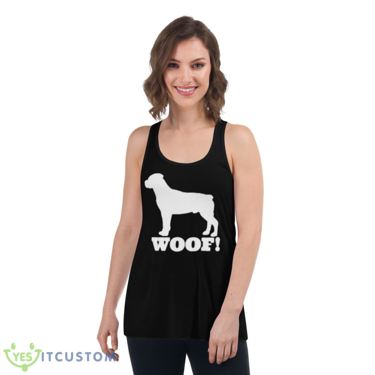 Dog Woof Classic Shirt 5 Dog Woof Classic Shirt - Women's Flowy Racerback Tank