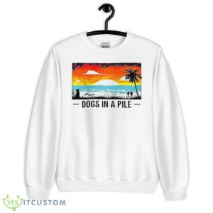 Dogs In A Pile 2023 NC The Palm Room Wrightsville Beach Shirt - Unisex Heavy Blend Crewneck Sweatshirt