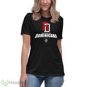 Dominican Republic Baseball LEGENDS 2023 World Baseball Classic Federation Shirt - Women's Relaxed Short Sleeve Jersey Tee