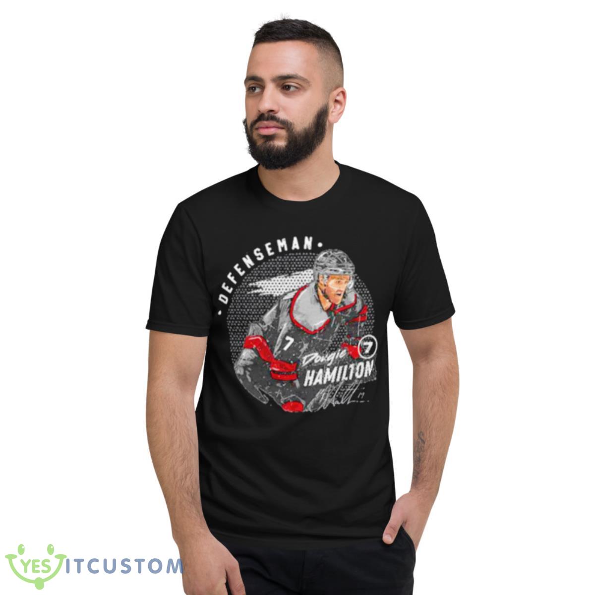 Dougie Hamilton New Jersey Dots Hockey Shirt 13 Dougie Hamilton New Jersey Dots Hockey Shirt - Short Sleeve T-Shirt