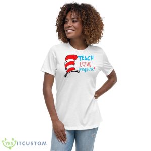 Dr Seuss Teach Love Inspire Shirt - Women's Relaxed Short Sleeve Jersey Tee