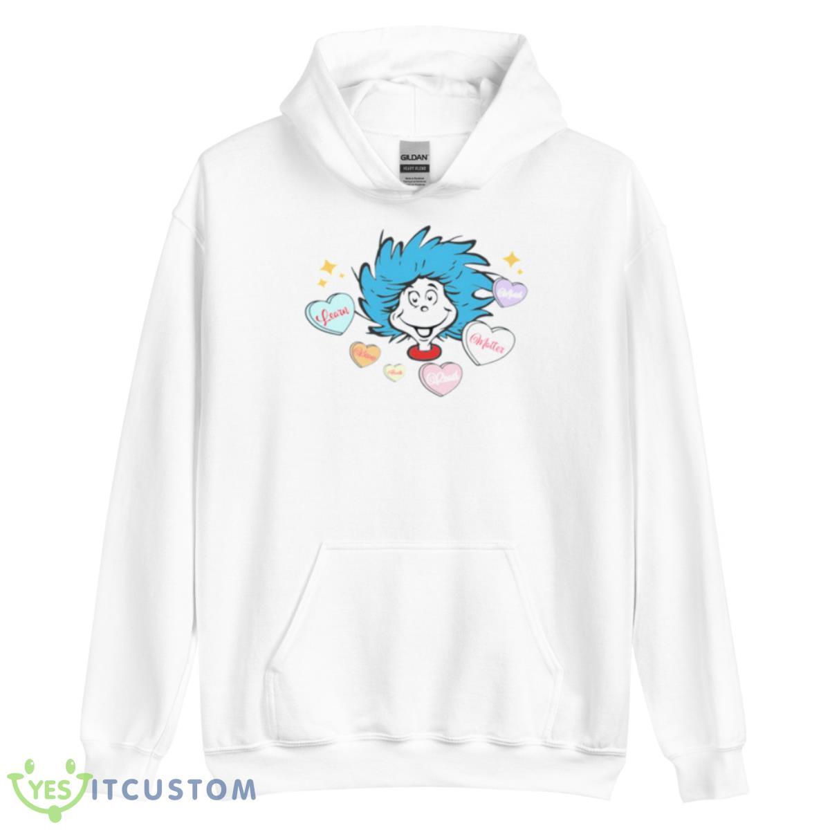 Dr Suess Learn Know Read Shirt 11 Dr Suess Learn Know Read Shirt - Unisex Heavy Blend Hooded Sweatshirt