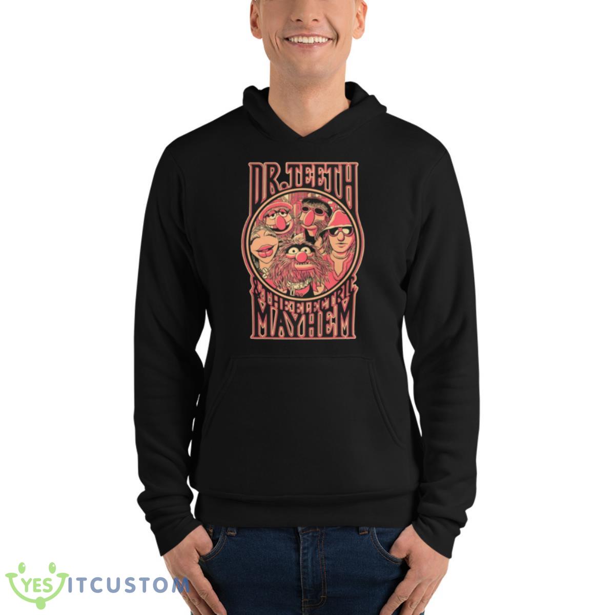 Dr Teeth Neon Design The Electric Mayhem Shirt 4 Dr Teeth Neon Design The Electric Mayhem Shirt - Unisex Fleece Pullover Hoodie