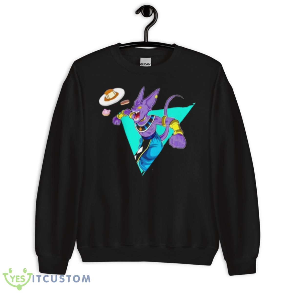 Dragon Ball Beerus Flan Lover Shirt 3 Dragon Ball Beerus Flan Lover Shirt - Unisex Crewneck Sweatshirt
