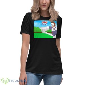 Drawing Jimmy G Jimmy In The House Shirt - Women's Relaxed Short Sleeve Jersey Tee