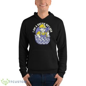 Dream Builder Cartoon Shirt - Unisex Fleece Pullover Hoodie