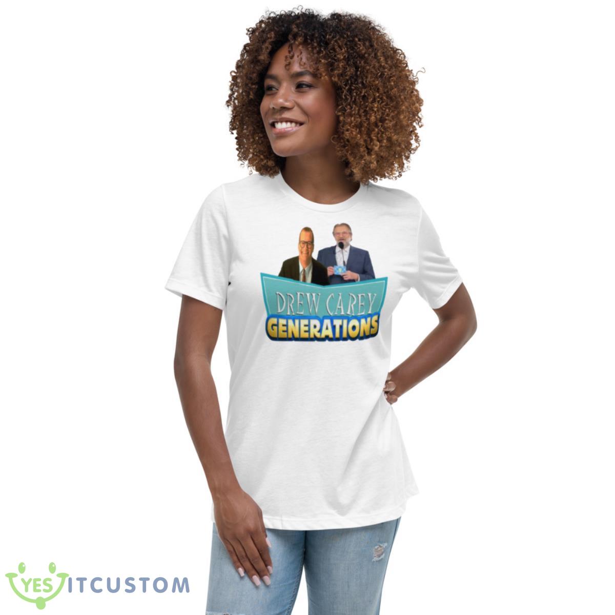 Drew Carey Generations Funny Tv Show Shirt 5 Drew Carey Generations Funny Tv Show Shirt - Women's Relaxed Short Sleeve Jersey Tee