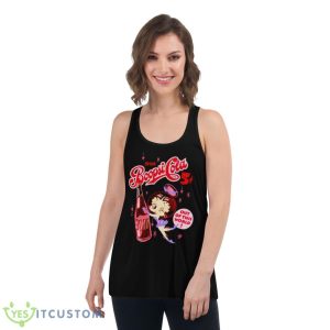Drink Boopsi Cola Shirt 10 Drink Boopsi Cola Shirt - Women's Flowy Racerback Tank