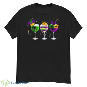 Drinking Wine Mardi Gras Glass Of Wine 2023 Shirt - G500 Men’s Classic T-Shirt