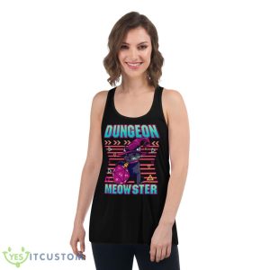 Dungeon Meowster Cute & Funny Gaming Shirt 10 Dungeon Meowster Cute & Funny Gaming Shirt - Women's Flowy Racerback Tank