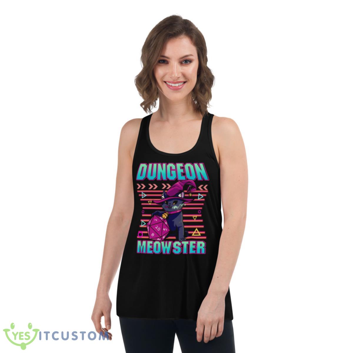 Dungeon Meowster Cute & Funny Gaming Shirt 5 Dungeon Meowster Cute & Funny Gaming Shirt - Women's Flowy Racerback Tank