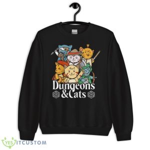 Dungeons And Cats Dungeon Meowster Shirt - Unisex Crewneck Sweatshirt