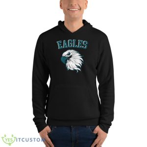 Eagles Flying Bird Inspirational Vinatge Shirt - Unisex Fleece Pullover Hoodie