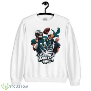 Eagles Jalen Hurt 2023 Super Bowl Lvii Shirt - Unisex Heavy Blend Crewneck Sweatshirt