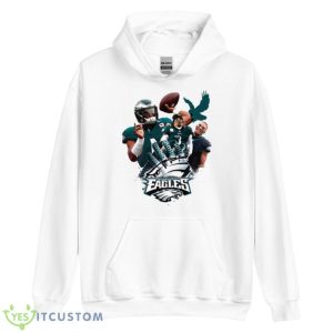 Eagles Jalen Hurt 2023 Super Bowl Lvii Shirt - Unisex Heavy Blend Hooded Sweatshirt