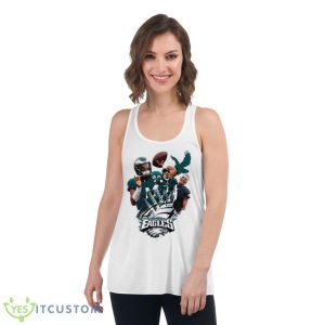 Eagles Jalen Hurt 2023 Super Bowl Lvii Shirt - Women's Flowy Racerback Tank