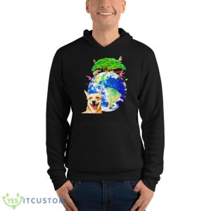 Earth And Nature Biodiversity On A Transparent Background Shirt - Unisex Fleece Pullover Hoodie