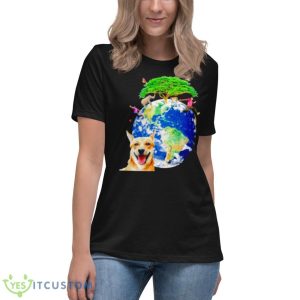 Earth And Nature Biodiversity On A Transparent Background Shirt - Women's Relaxed Short Sleeve Jersey Tee