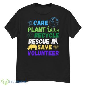 Earth Day 2023 Save Bees Rescue Animals Plant Trees Recycle Long Sleeve Shirt - G500 Men’s Classic T-Shirt