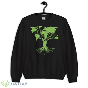 Earth Day Shirt Cute World Map Tree Pro Environment Plant Shirt 8 Earth Day Shirt Cute World Map Tree Pro Environment Plant Shirt - Unisex Crewneck Sweatshirt