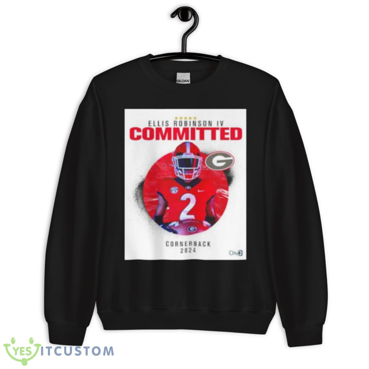 Ellis Robinson IV Committed To Georgia Cornerback 2024 Shirt 3 Ellis Robinson IV Committed To Georgia Cornerback 2024 Shirt - Unisex Crewneck Sweatshirt