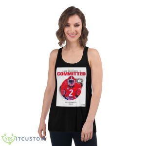 Ellis Robinson IV Committed To Georgia Cornerback 2024 Shirt 10 Ellis Robinson IV Committed To Georgia Cornerback 2024 Shirt - Women's Flowy Racerback Tank