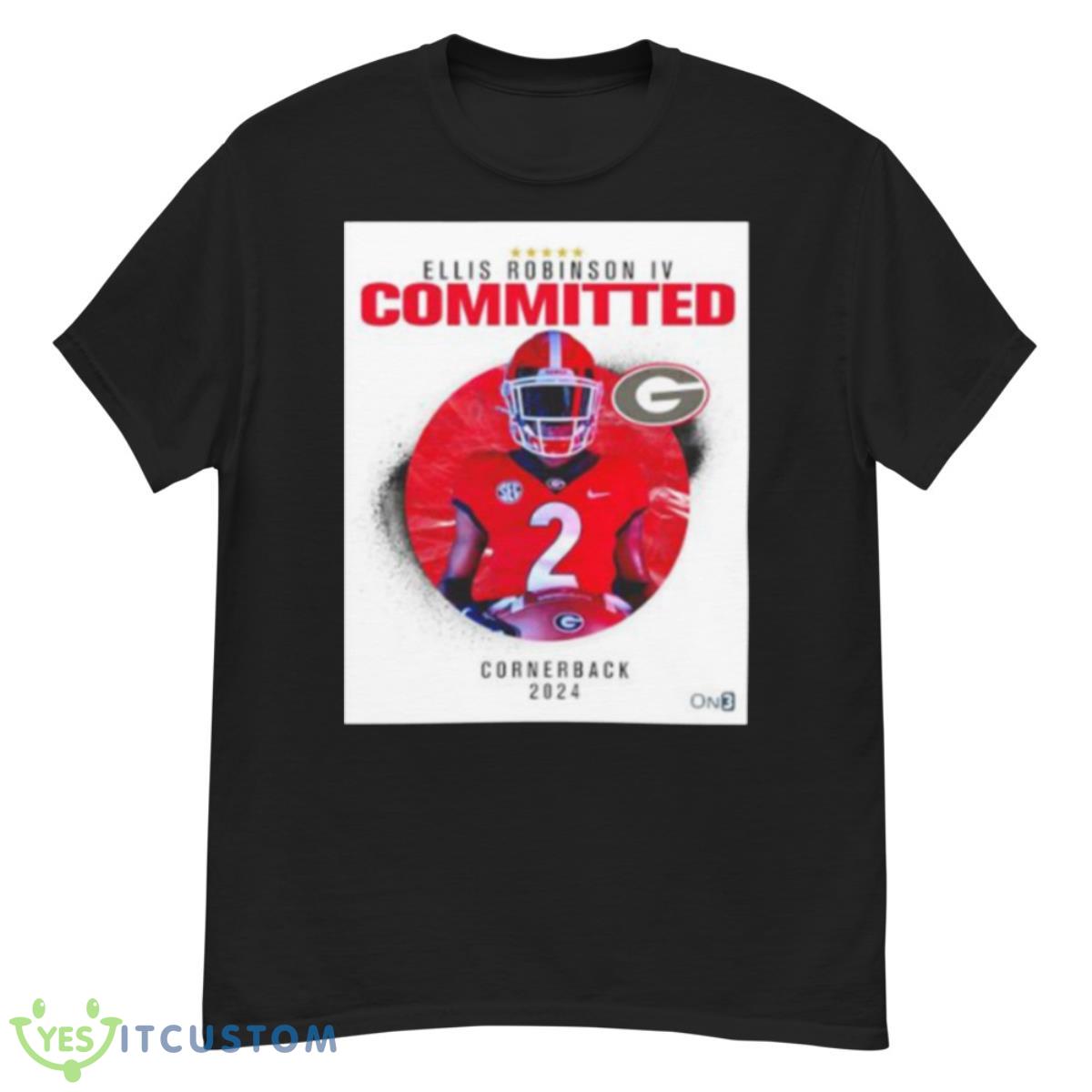Ellis Robinson IV Committed To Georgia Cornerback 2024 Shirt 12 Ellis Robinson IV Committed To Georgia Cornerback 2024 Shirt - G500 Men’s Classic T-Shirt