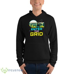 Enter The Grid Tron Lightcylce Run Shirt 9 Enter The Grid Tron Lightcylce Run Shirt - Unisex Fleece Pullover Hoodie
