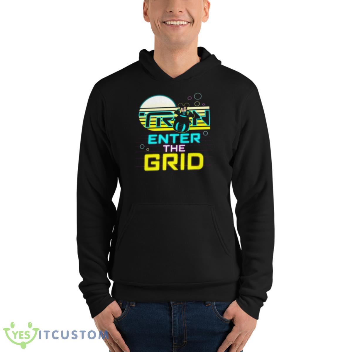 Enter The Grid Tron Lightcylce Run Shirt 4 Enter The Grid Tron Lightcylce Run Shirt - Unisex Fleece Pullover Hoodie