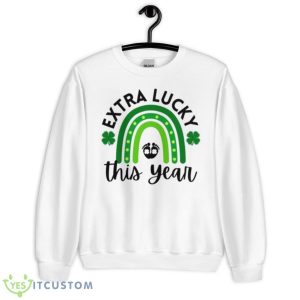 Extra Lucky This Year Funny Shirt - Unisex Heavy Blend Crewneck Sweatshirt