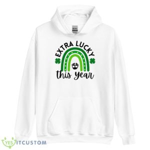Extra Lucky This Year Funny Shirt - Unisex Heavy Blend Hooded Sweatshirt